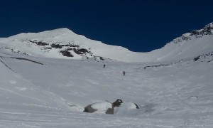Skitour Hochgasser - Aufstieg beim Grauer See