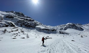 Skihochtour Köllkuppe - Zustieg Plimabachtal