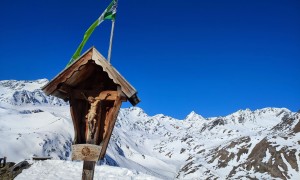 Skihochtour Köllkuppe - Marteller Hütte mit Blick zur Königsspitze