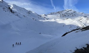 Skihochtour Zufallspitze, Cevedale - Start bei der Marteller Hütte