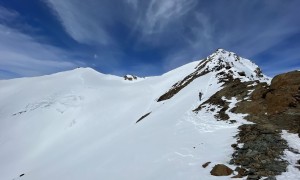 Skihochtour Zufallspitze, Cevedale - Gipfelgrat