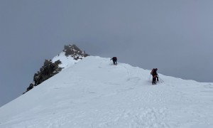 Skihochtour Zufallspitze, Cevedale - Überschreitung, Rückblick Zufallspitze