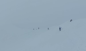 Skihochtour Zufallspitze, Cevedale - Überschreitung, Blitznebel