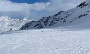 Skihochtour Zufallspitze, Cevedale - Abfahrt über Zufallferner