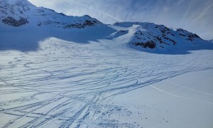 Skihochtour Veneziascharte - Abfahrt