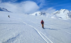 Skihochtour Veneziascharte - Abfahrt