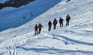 Skihochtour Veneziascharte - Abfahrt