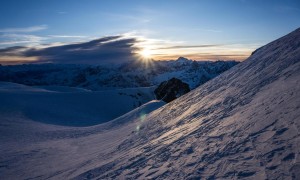 Skihochtour Breithorn - Sonnenuntergangstour Skihochtour Breithorn - Sonnenuntergangstour