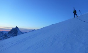 Skihochtour Breithorn - Sonnenuntergangstour Skihochtour Breithorn - Sonnenuntergangstour
