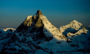 Skihochtour Breithorn - Sonnenaufgang Matterhorn Skihochtour Breithorn - Sonnenaufgang Matterhorn