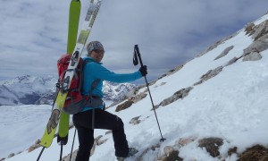 Skitour Seekofel - Aufstieg über Grat