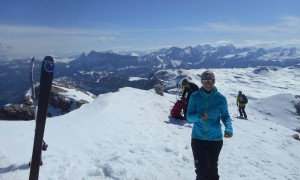 Skitour Östliche Puezspitze - Gipfelsieg