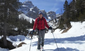 Skitour Östliche Puezspitze - Abfahrt