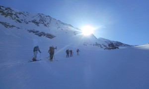 Skitour Zuckerhütl - Aufstieg Pfaffenferner