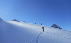 Skitour Zuckerhütl - Aufstieg Pfaffenferner