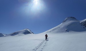 Skitour Zuckerhütl - Aufstieg Sulzenauferner