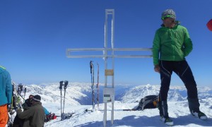 Skitour Zuckerhütl - Gipfelsieg Wilder Pfaff