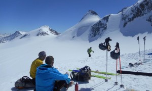 Skitour Zuckerhütl - Gipfelsieg Pfaffenkogel