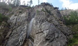 Klettersteig Verborgene Welt - beim Einstieg