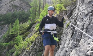 Klettersteig Verborgene Welt - im Klettersteig
