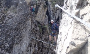 Klettersteig Verborgene Welt - dritte Seilbrücke