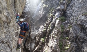 Klettersteig Verborgene Welt - im Klettersteig