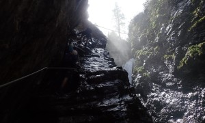 Klettersteig Verborgene Welt - im Klettersteig