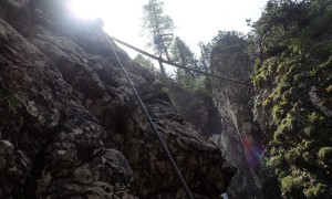 Klettersteig Verborgene Welt - im Klettersteig