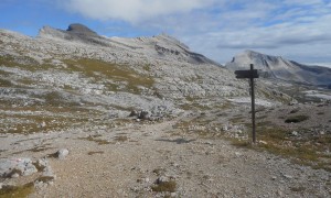 Bergtour Heiligkreuzkofel - Kreuzkofelscharte mit Heiligkreuzkofel, Zehner- und Neunerspitze