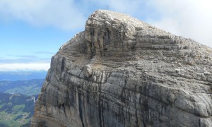 Bergtour Heiligkreuzkofel - Blick zum Gipfel