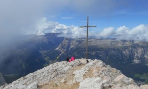 Bergtour Heiligkreuzkofel - Gipfelsieg