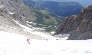 Klettersteig Königsjodler - Abstieg Birgkar