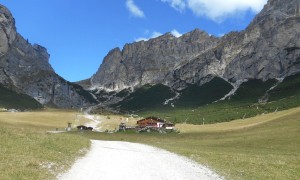 Bergtour Sassongher - kurz vor der Edelweißhütte