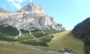 Bergtour Sassongher - bei der Edelweisshütte