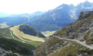 Bergtour Sassongher - Aufstieg