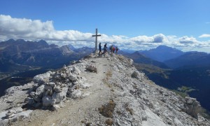 Bergtour Sassongher - Gipfelsieg