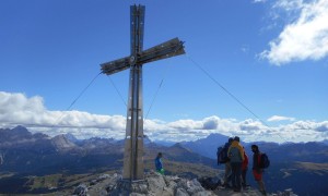 Bergtour Sassongher - Gipfelsieg