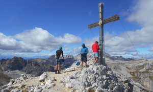 Bergtour Sassongher - Gipfelsieg