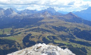 Bergtour Sassongher - mit Blick zum Monte Pelmo