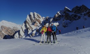 Skitour Col de Riciogogn - Abfahrt ins Lärchental