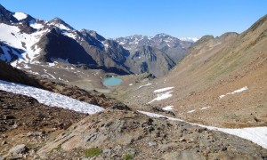 Bergtour Lagaunspitze - Abstieg Saldurseen
