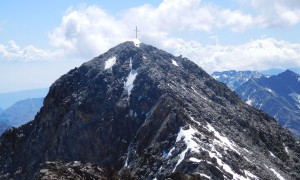Bergtour Lagaunspitze - Blick zur Lagaunspitze