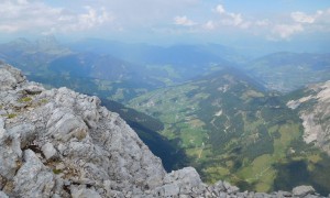 Kombination Neunerspitze - Blick ins Gadertal