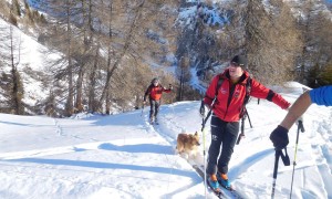 Skitour Figerhorn - Aufstieg