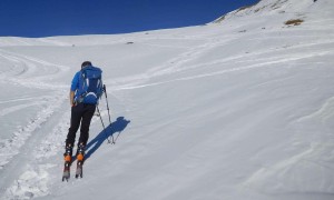 Skitour Figerhorn - Aufstieg