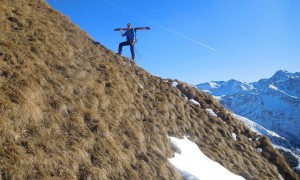 Skitour Figerhorn - Gipfelanstieg