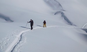 Skitour Roter Kogel - Aufstieg Keespölach