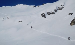 Skitour Roter Kogel - Schlussanstieg