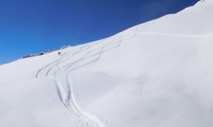 Skitour Roter Kogel - Pulvergenuss bei der Abfahrt