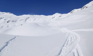 Skitour Roter Kogel - Pulvergenuss bei der Abfahrt